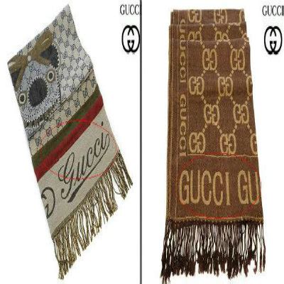 fake gucci scarf tags|gucci diamante scarf.